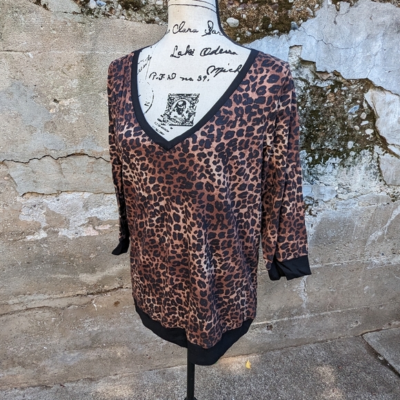 Cheetah Print Top - Picture 3 of 5